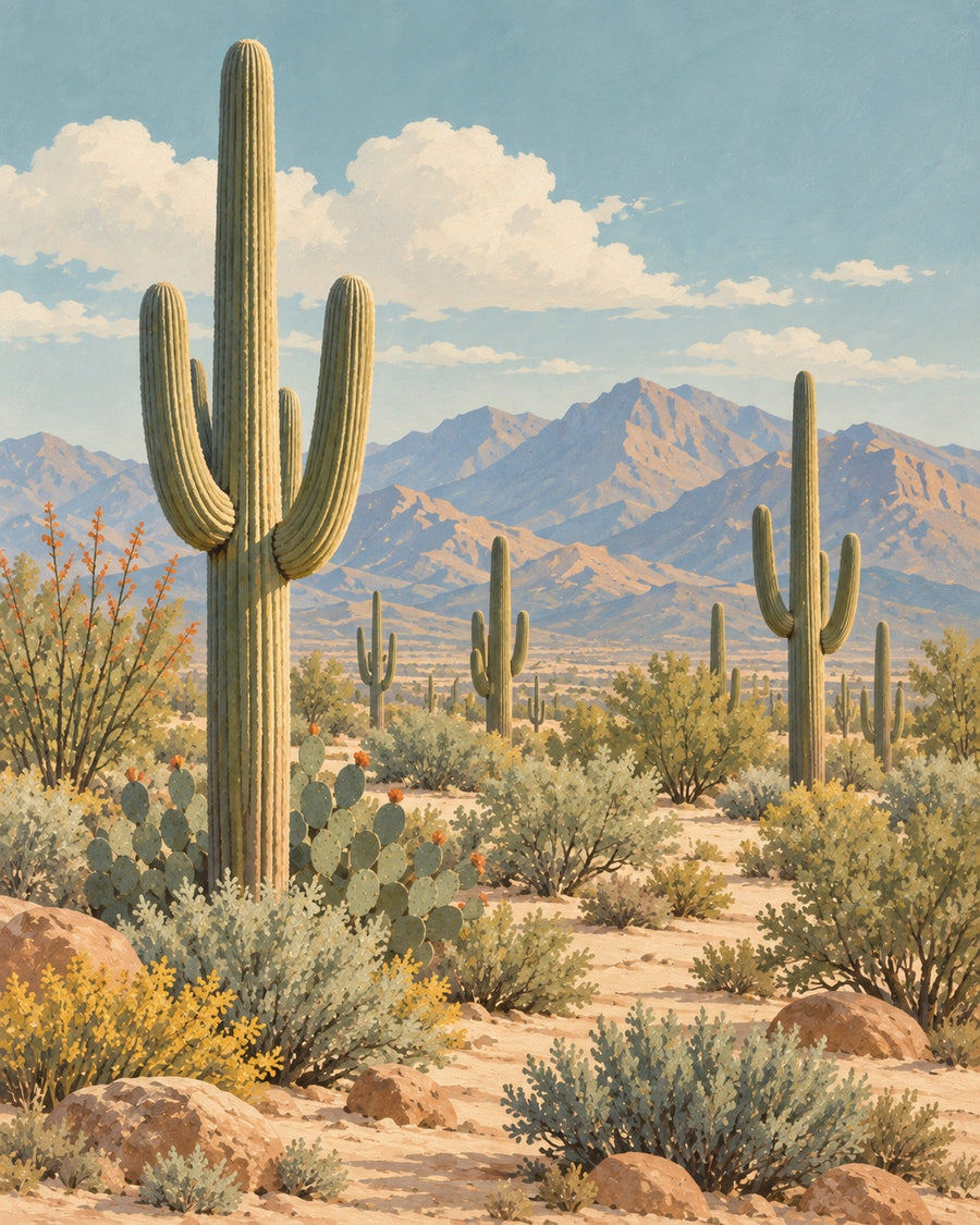 Saguaro Still — Arizona wall art