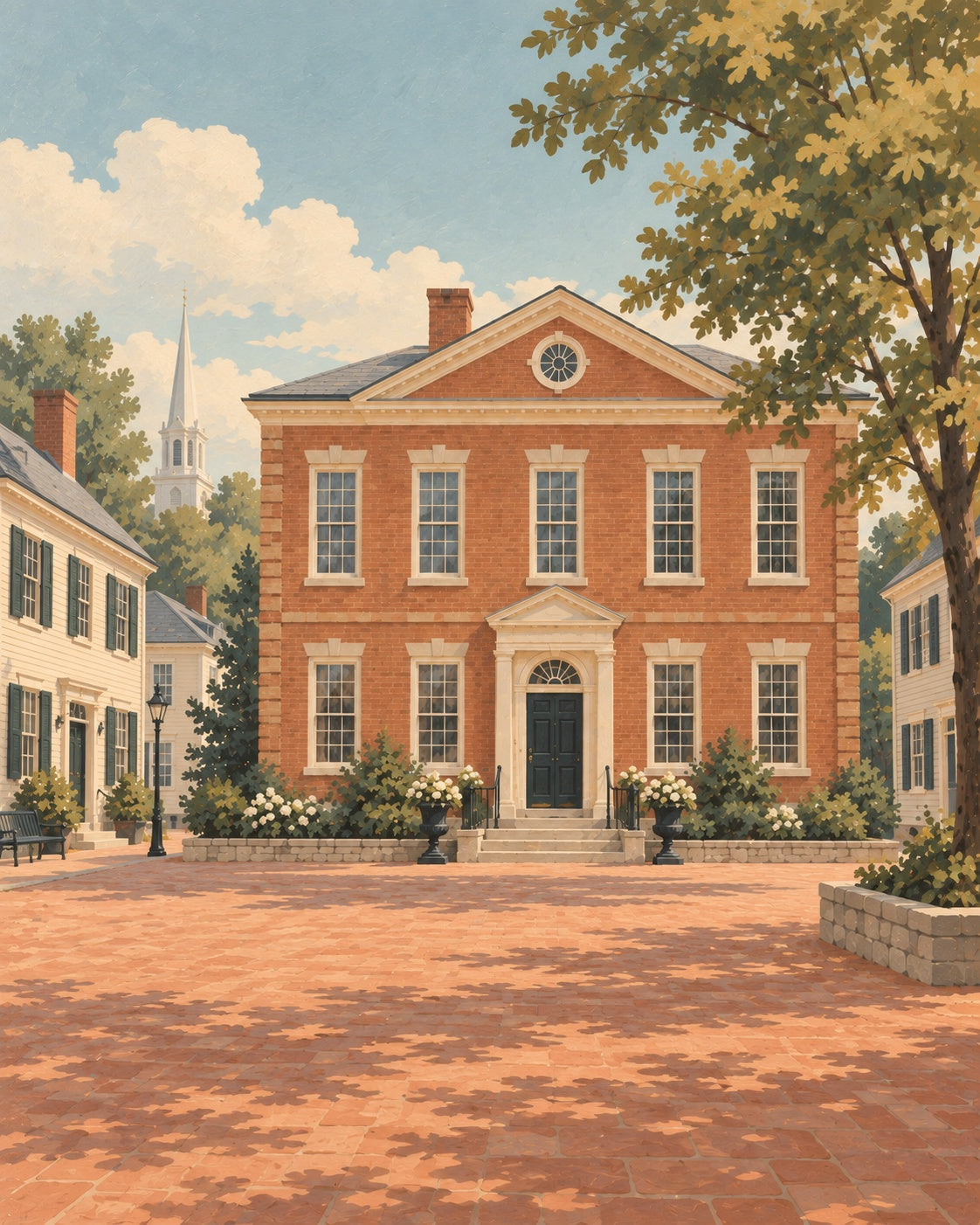 Salem Streets — Massachusetts wall art