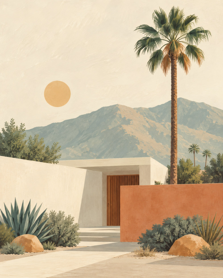 palm springs decorative wall art