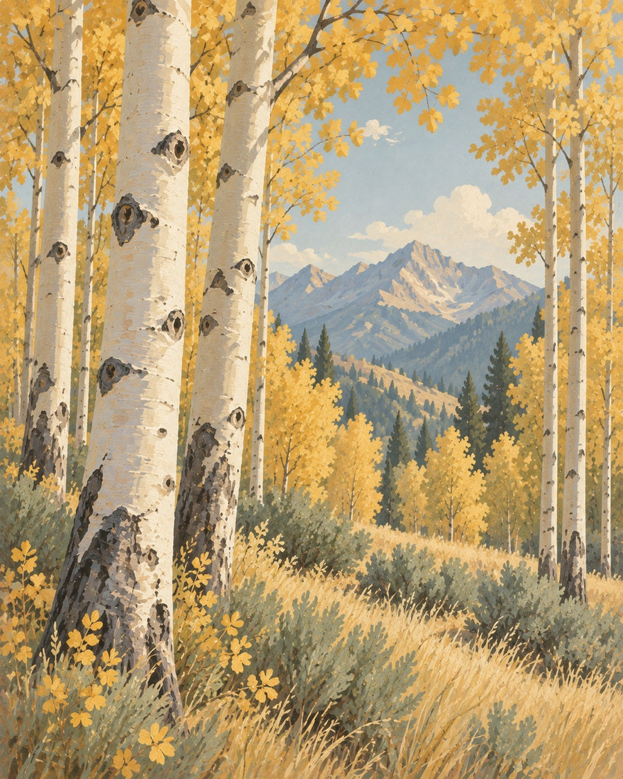 Aspen Gold — Colorado wall art