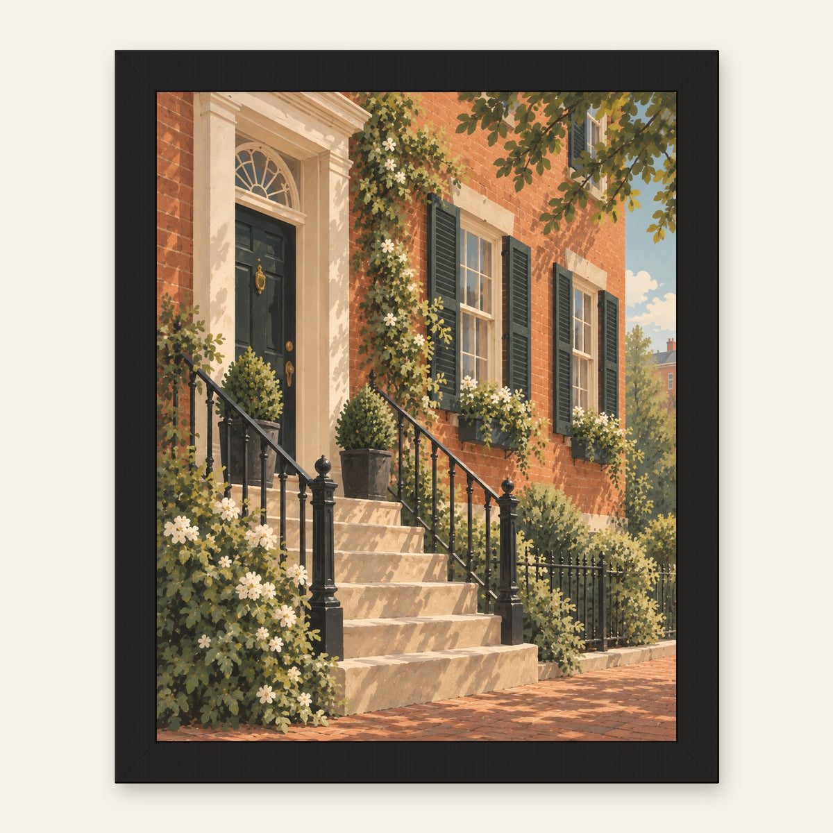 Beacon Hill — black frame, digital preview