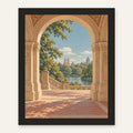 Central Park Passage — black frame, digital preview