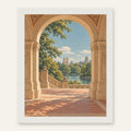 Central Park Passage — white frame, digital preview