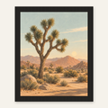 desert light artwork in a black frame — digital preview