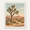 desert light artwork in a white frame — digital preview