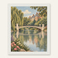 Garden Reflections — white frame, digital preview