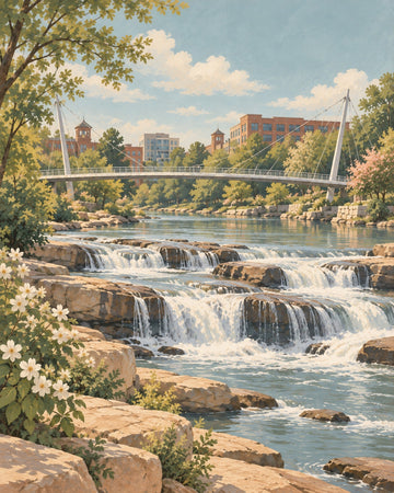 Greenville Morning — South Carolina wall art
