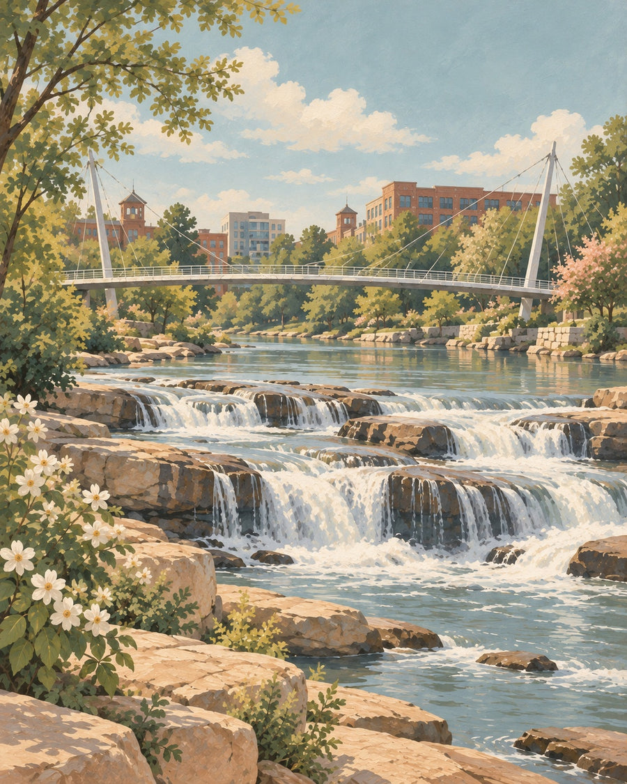 Greenville Morning — South Carolina wall art
