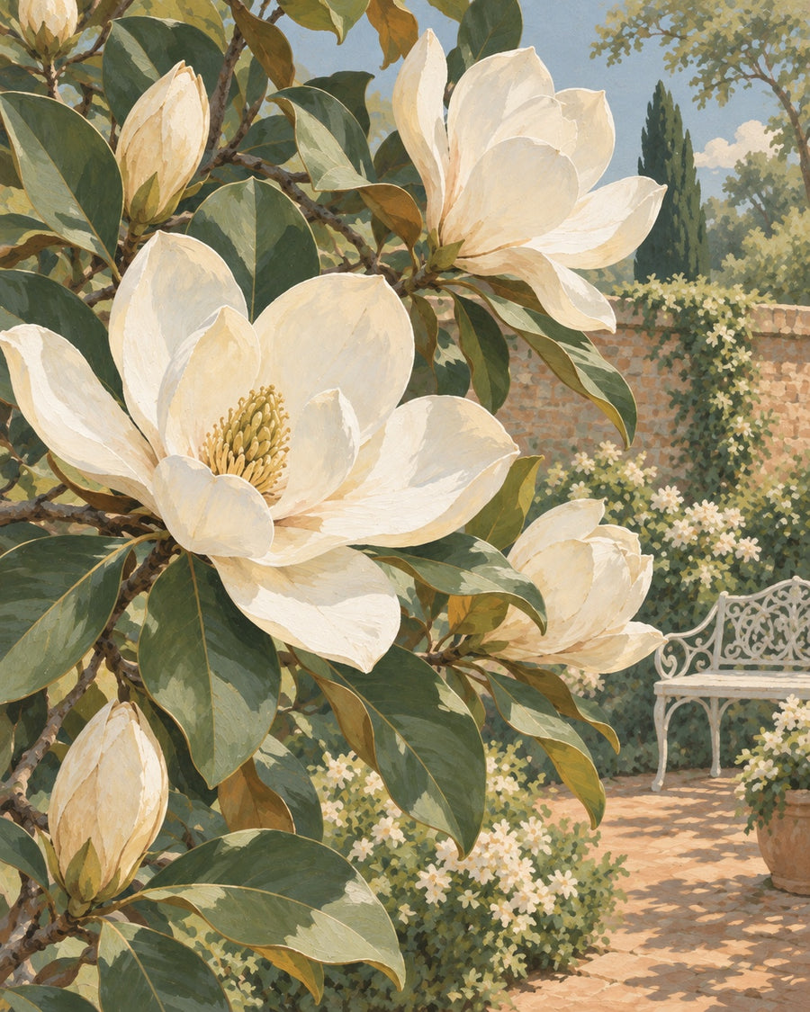 Magnolia Garden — South Carolina wall art