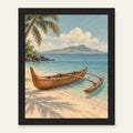 Outrigger Rest — black frame, digital preview