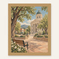 Prescott Quiet — natural oak frame, digital preview