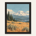 Rainier Still — black frame, digital preview