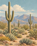 Saguaro Still — Arizona wall art