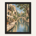San Antonio Calm — black frame, digital preview