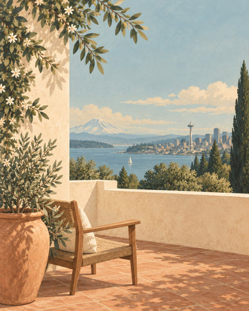 Seattle Terrace — Washington wall art