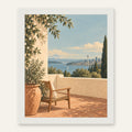 Seattle Terrace — white frame, digital preview