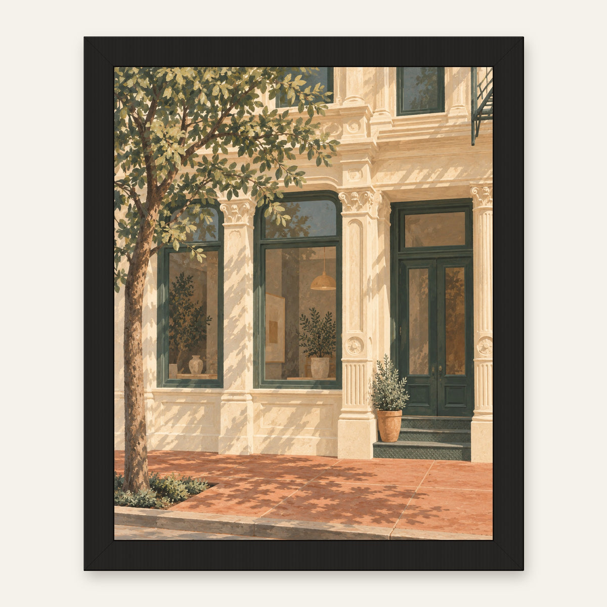 SoHo Sunlight — black frame, digital preview
