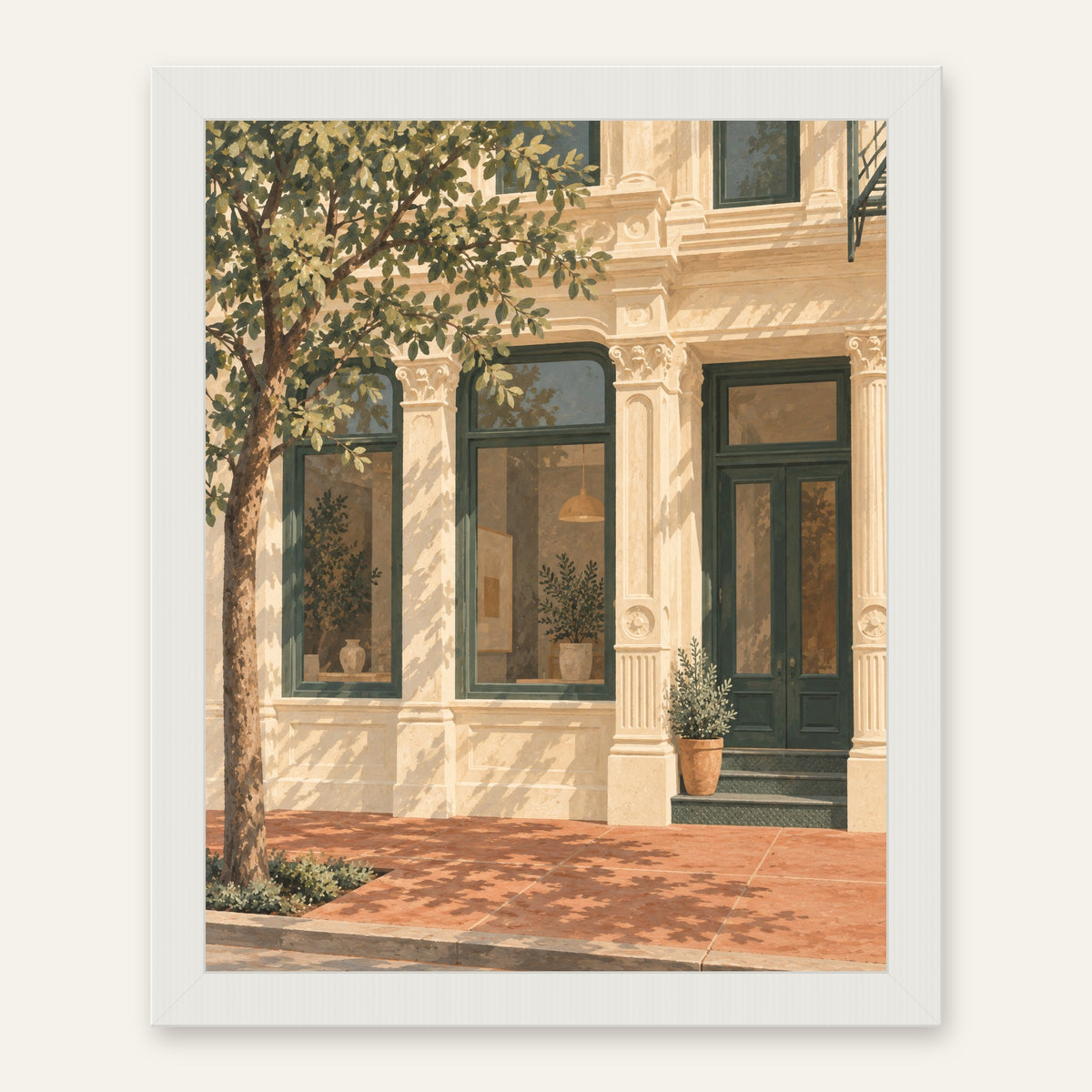 SoHo Sunlight — white frame, digital preview