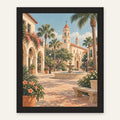 St Augustine Light — black frame, digital preview