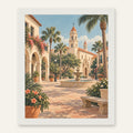 St Augustine Light — white frame, digital preview