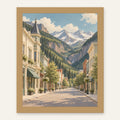 Telluride Light — natural oak frame, digital preview