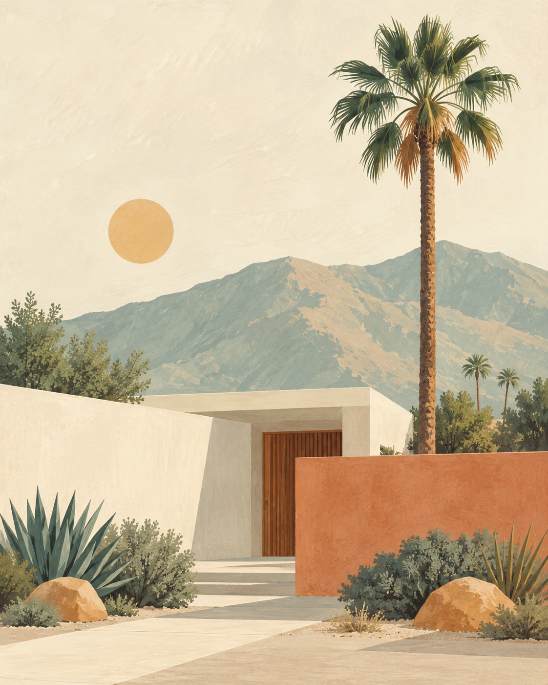 Palm Springs decorative art